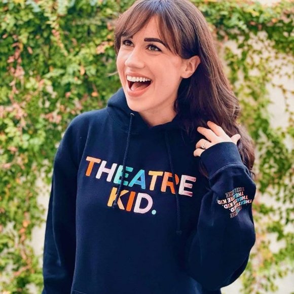 FANJOY Tops - Colleen Ballinger: Theatre Kid Embroidered Black Hoodie